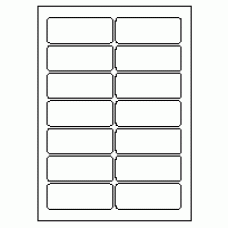 542 - Label Size 90mm x 35mm - 14 labels per sheet